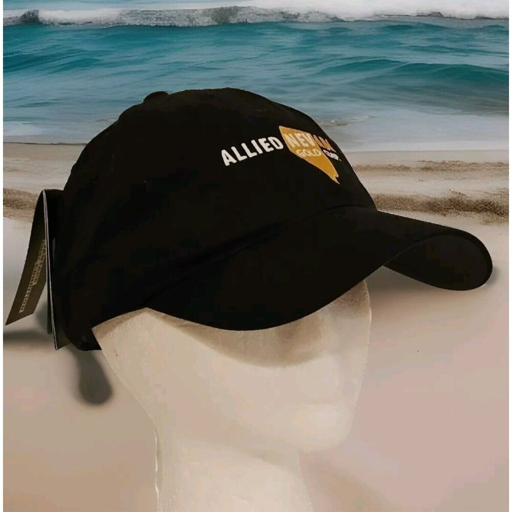 Nike Golf Hat Adult Black Dri Fit Cap Nevada Gold Miners Heritage86 Strap Back